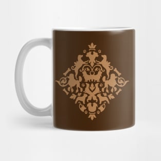 Dog Damask Mug